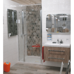 Sprchová vanička obdélníková SAT Limnew 100x90 cm litý mramor LIMNEW10090