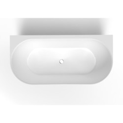 Volně stojící vana SAT Lesly 170x82 cm litý mramor LE1700