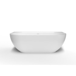 Volně stojící vana SAT Lesly 170x82 cm litý mramor LE1700