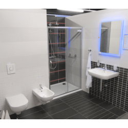 Sprchová vanička obdélníková SAT Limnew 120x90 cm litý mramor LIMNEW12090