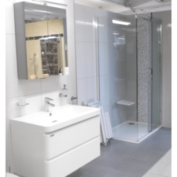 Sprchová vanička obdélníková SAT Limnew 120x80 cm litý mramor LIMNEW12080