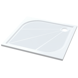 Sprchová vanička čtvercová SAT Limnew 90x90 cm litý mramor LIMNEW90Q