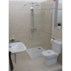 Sprchová vanička čtvercová SAT Limnew 90x90 cm litý mramor LIMNEW90Q