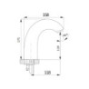 Umyvadlová baterie JIKA Sensor se senzorem chrom H3151T20043221