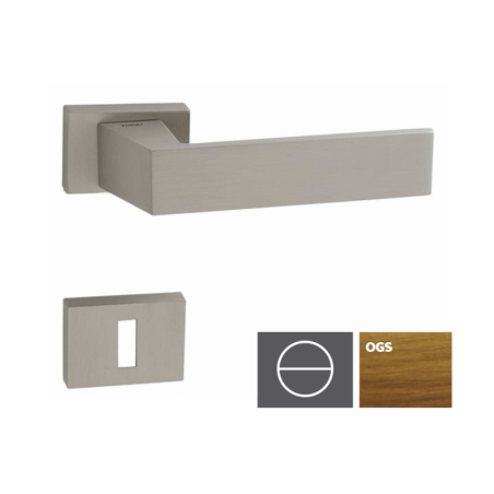 Klika MAYA-RT,bronz česaný matný,WC MAYARTOGSWC