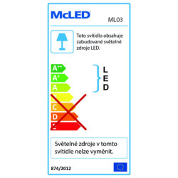 Světlo Naturel Linear LED 16W, délka 100 cm 4000K 24V ML03