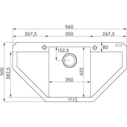 Dřez Franke MRG 612 E onyx 114.0250.569
