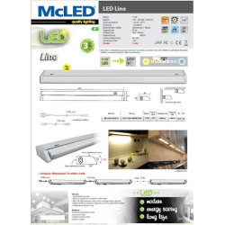 Světlo Naturel Linear McLED, 11W, délka 55 cm ML-443.036.87.0 ML036