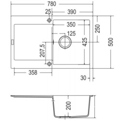 Dřez Franke MRG 611 sahara 114.0284.836