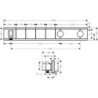 Sprchová baterie Hansgrohe Rainselect bez podomítkového tělesa černá/chrom 15357600
