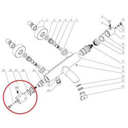 Náhradní rukojeť Optima pro vanový termost. NDSIKOBSTRUKOJET2