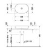 Umyvadlo na desku Duravit Luv 60x40 cm bez otvoru pro baterii, bez přetoku 0379600000