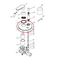 Náhradní rozeta Optima k LU215 NDLU215ROZETA