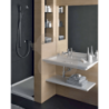 Nábytkové umyvadlo Laufen Living Square 130x48 cm otvor pro baterii uprostřed H8164350001041