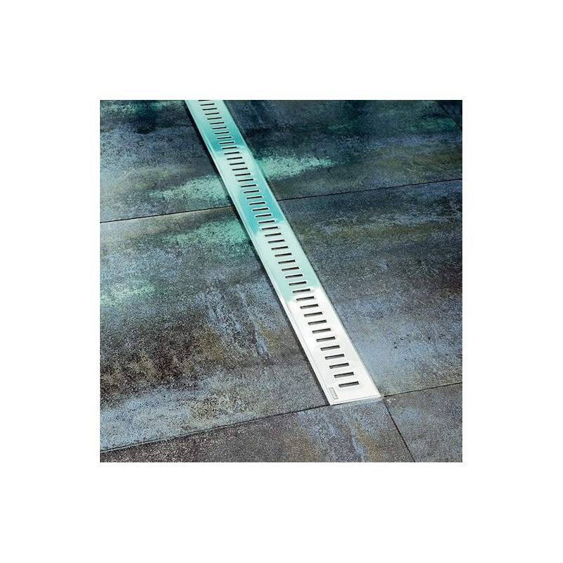 Sprchový žlab Ravak Zebra 75 cm plast šedá lesk zebra X01433