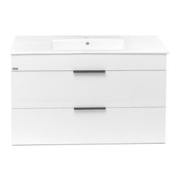 Koupelnová skříňka s umyvadlem Jika Plan 100x44,1x62,2 cm bílá H4536521763001