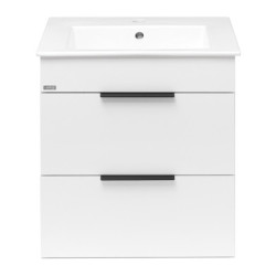 Koupelnová skříňka s umyvadlem Jika Plan 55x44,1x62,2 cm bílá H4536121763001