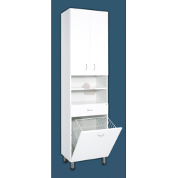 Koupelnová skříňka vysoká Keramia Pro 50x192x33,3 cm bílá PROV50K