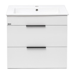 Koupelnová skříňka s umyvadlem Jika Plan 65x44,1x62,2 cm bílá H4536021763001