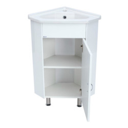 Koupelnová skříňka s umyvadlem Keramia Pro 57,3x41 cm bílá PRORSDV
