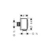 Podomítkový vývod Hansgrohe Axor Montreux chrom 16884000