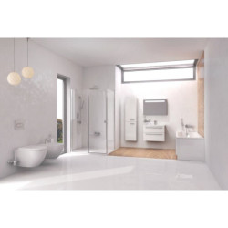 Koupelnová skříňka vysoká Ravak Chrome 39x150x29 cm bílá X000000543