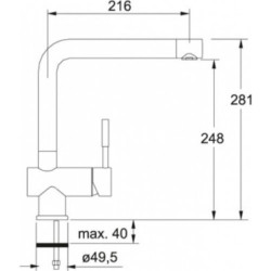 Set dřezu a baterie Franke G11 MRG651-78 sahara+SAMOA SETG11S