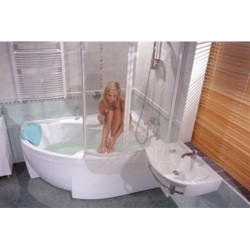 Asymetrická vana Ravak Rosa II 160x105 cm akrylát pravá CL21000000