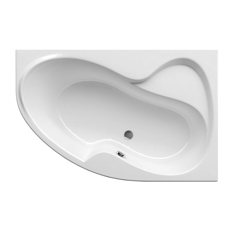 Asymetrická vana Ravak Rosa II 160x105 cm akrylát pravá CL21000000
