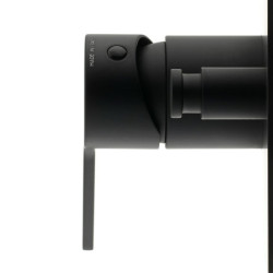 Sprchová a vanová baterie Paffoni Ringo včetně podomítkového tělesa černá RIN015NO