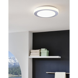 Stropní světlo Eglo Capri průměr 30 cm kov chrom 95282