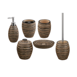 Držák kartáčků Optima Soreta hnědá SOR11