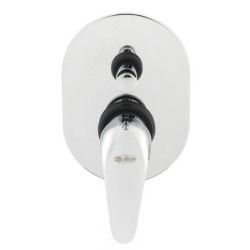 Sprchová a vanová baterie S-Line včetně podomítkového tělesa chrom SL215