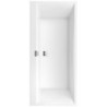 Obdélníková vana Villeroy & Boch Squaro 180x80 cm litý mramor levá i pravá UBQ180SQE2DV-01