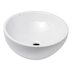 Umyvadlo na desku Glacera Vallone 42,5x42,5 cm bez přepadu VA4242BP