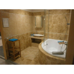 Vanová zástěna Laguna Fortuna 150x100 cm chrom 7QOS0C00Y1