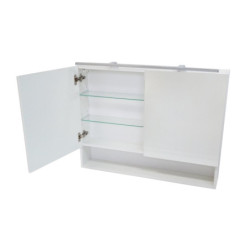 Zrcadlová skříňka Naturel Vario Dekor 90x68,6 cm lamino VARIOG90BI