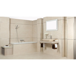 Zrcadlo Naturel Pavia 100x75 cm bílá ZAP10075W