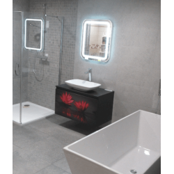 Zrcadlo s LED osvětlením Naturel Iluxit 60x70 cm ZIL6070KLEDS