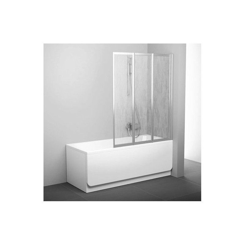 Vanová zástěna Ravak Supernova 140x130 cm satin 795V0U0041