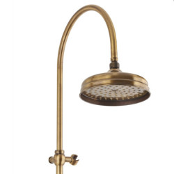 Sprchový systém Paffoni Ricordi s kohoutkovou baterií bronz ZCOL000BR