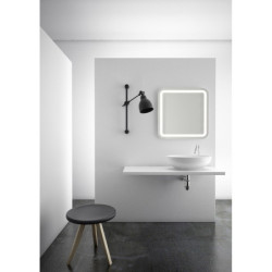 Zrcadlo s LED osvětlením Naturel Pavia 60x60 cm ZIL6060KRBV