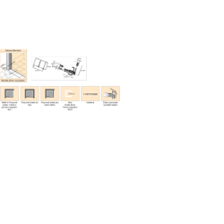 Sprchová zástěna walk-in 140 cm Hüppe Xtensa pure XT0205.069.322