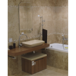 Zrcadlo s fazetou Amirro Diamant 50x90 cm 905-08F