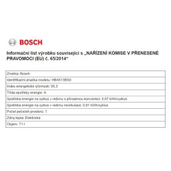 Trouba + plynová varná deska Bosch SETBO1