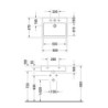 Umyvadlo Duravit Vero 60x47 cm otvor pro baterii, s přetokem 0454600000