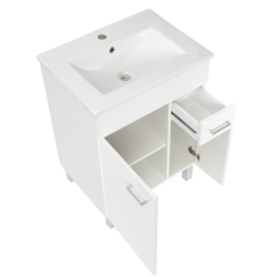 Koupelnová skříňka s umyvadlem Multi 60x46 cm bílá SPPONZA