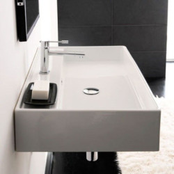 Umyvadlo Duravit Vero 80x47 cm otvor pro baterii, s přetokem 0454800000