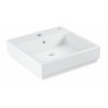 GROHE Cube Ceramic Umyvadlo s přepadem, 500x490 mm, PureGuard, alpská bílá 3947400H