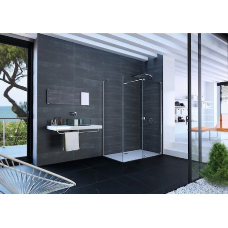 Boční zástěna ke sprchovým dveřím 90 cm Hüppe Xtensa pure XT0307.069.322